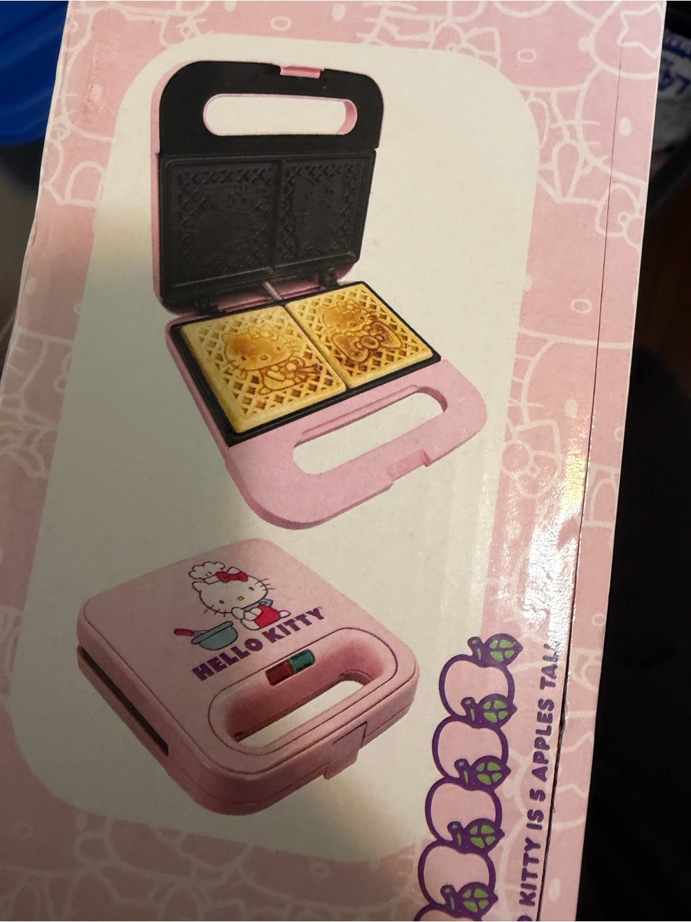 Hello Kitty Pink & Purple Kids Character Waffle Maker - Picture 2 of 3